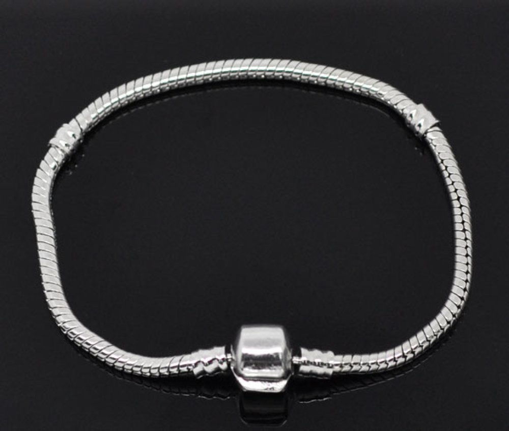 European Clip Armband 16cm Smooth lås