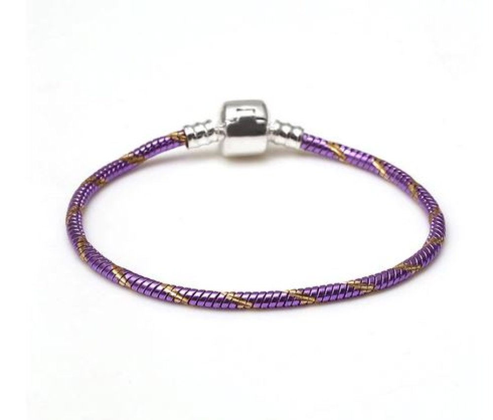 European Clip Armband 19 cm slät lås N°27-02