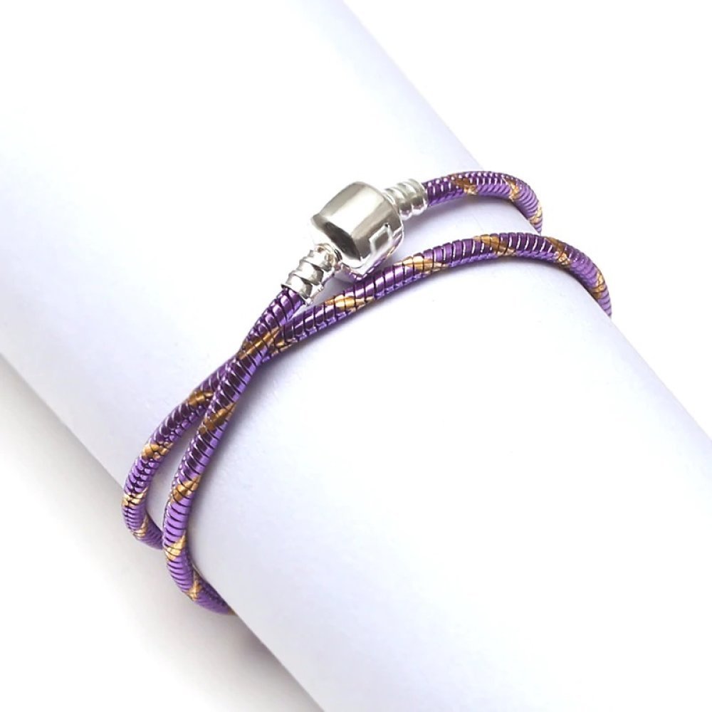 European Clip Armband 17 cm slät lås N°28-02