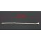 European Clip Armband 21 cm Slät lås Silverpläterat 925