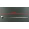 European Clip Armband 22 cm Slät lås Silverpläterad 925