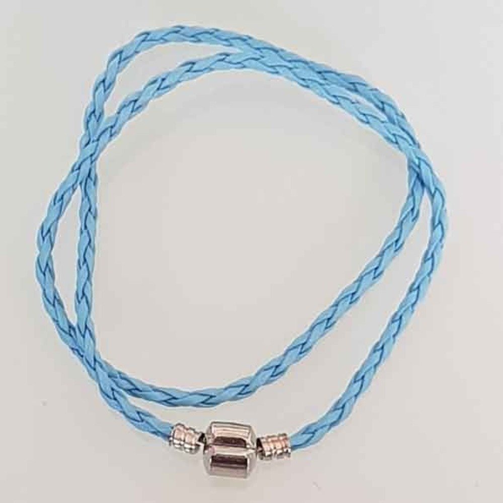 Europeiskt 2-svängigt flätad armband Clip Uni 03 20cm