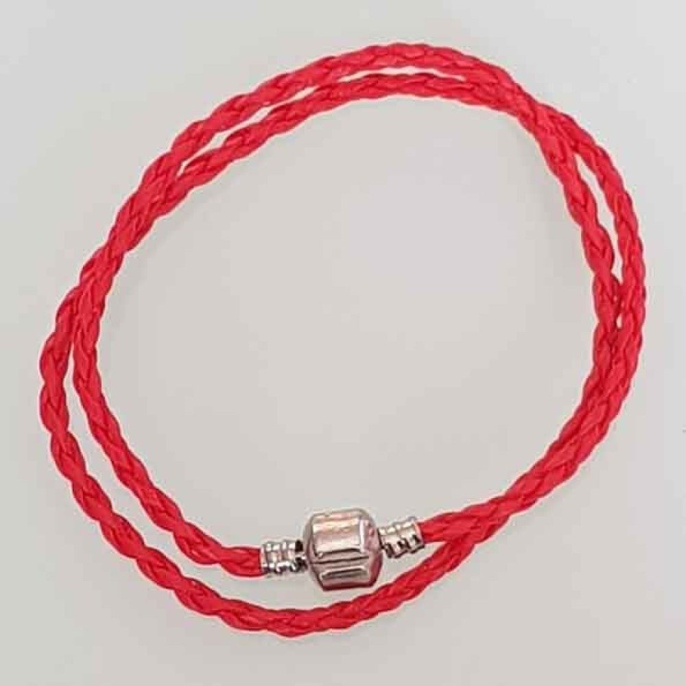 Europeiskt 2-svängigt flätad armband Clip Uni 05 20cm