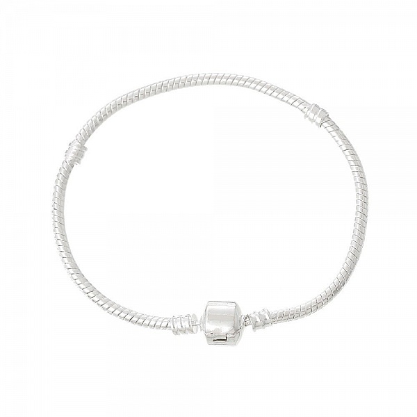 Europeiskt armband 20cm Smooth Clasp
