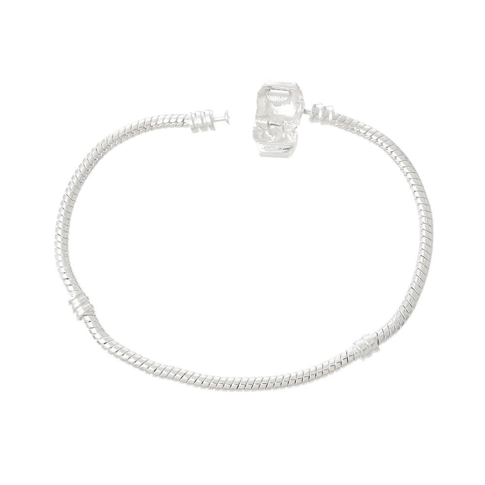 Europeiskt armband 20cm Smooth Clasp