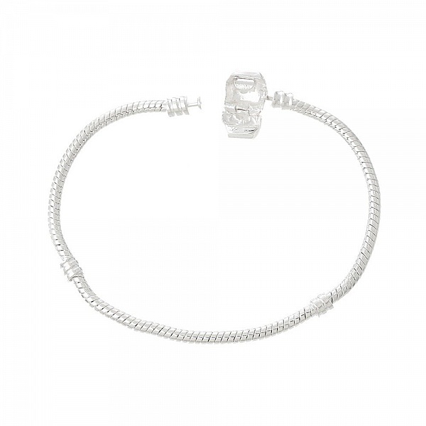Europeiskt armband 20cm Smooth Clasp