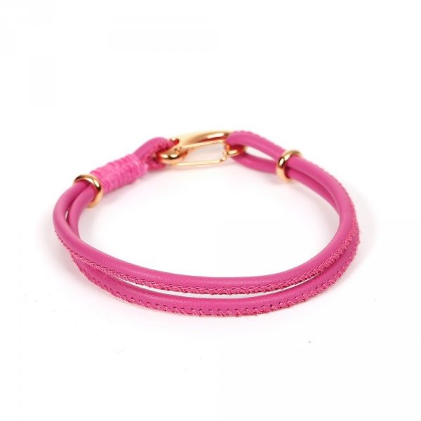 European Double Uni Armband Fushia