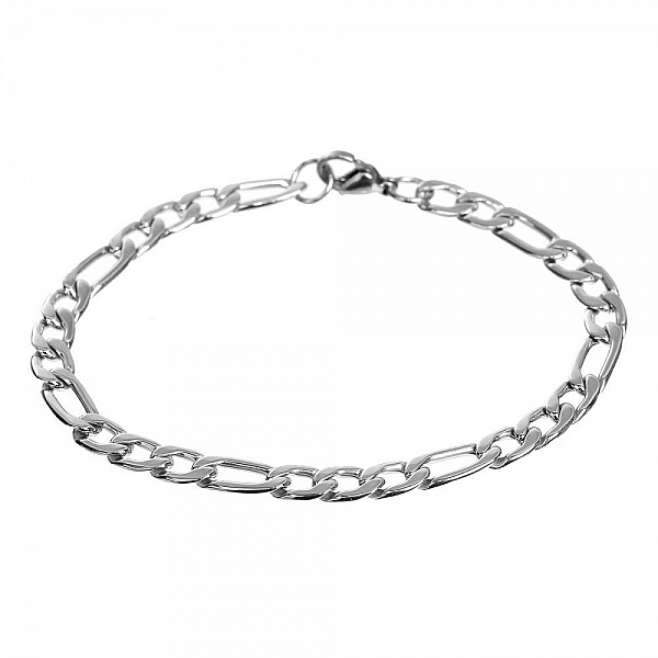 Armband N&deg;02 i 304 rostfritt st&aring;l, 21 cm