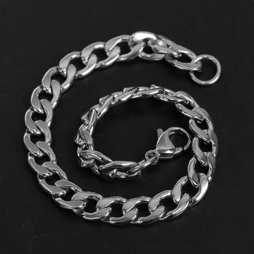 21 cm rostfritt stål armband N°03 i 304
