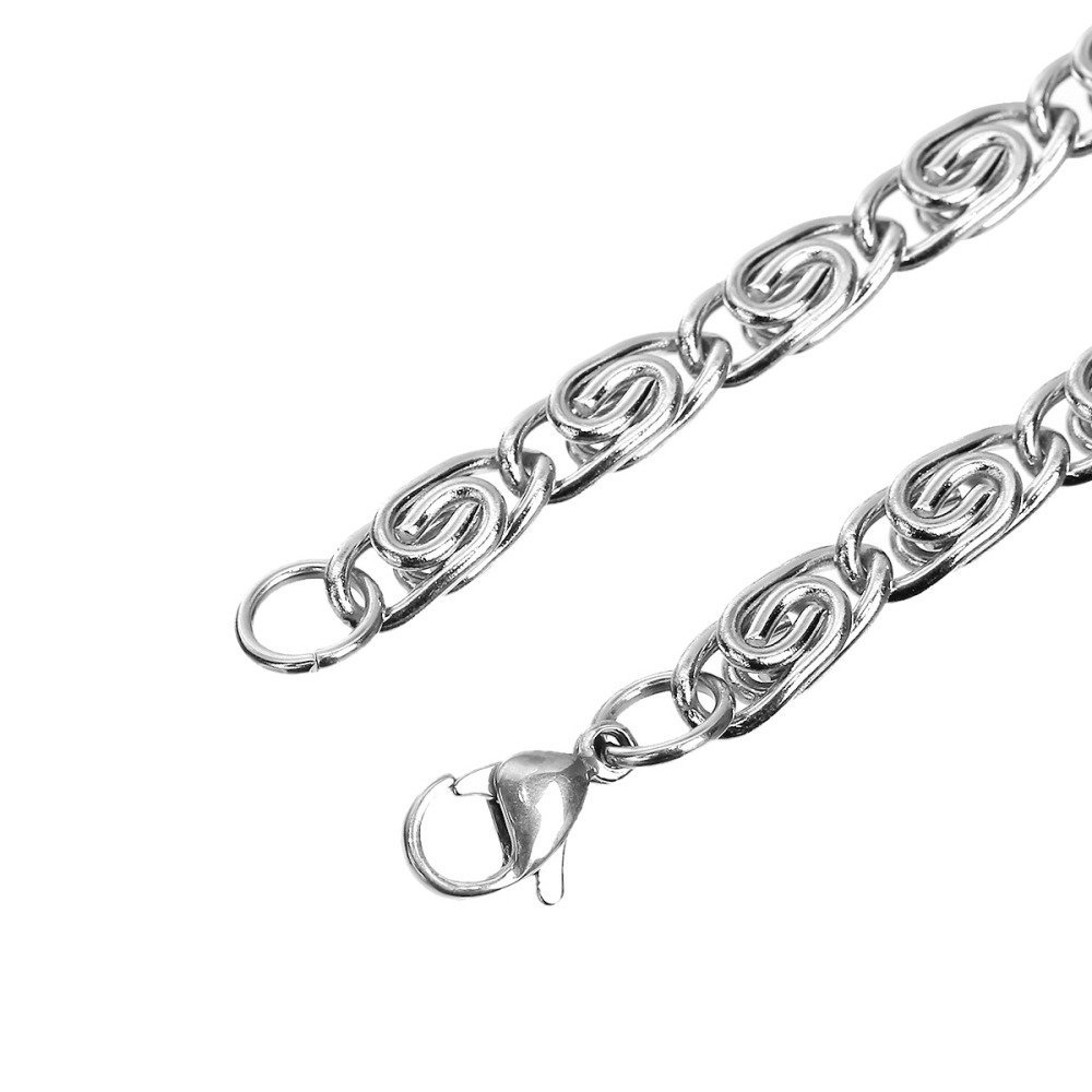21,5 cm rostfritt stål armband N°06 i 304