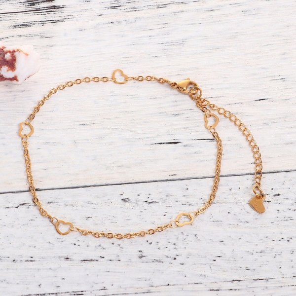 Armband N&deg;09 i 304 rostfritt st&aring;l, 23 cm