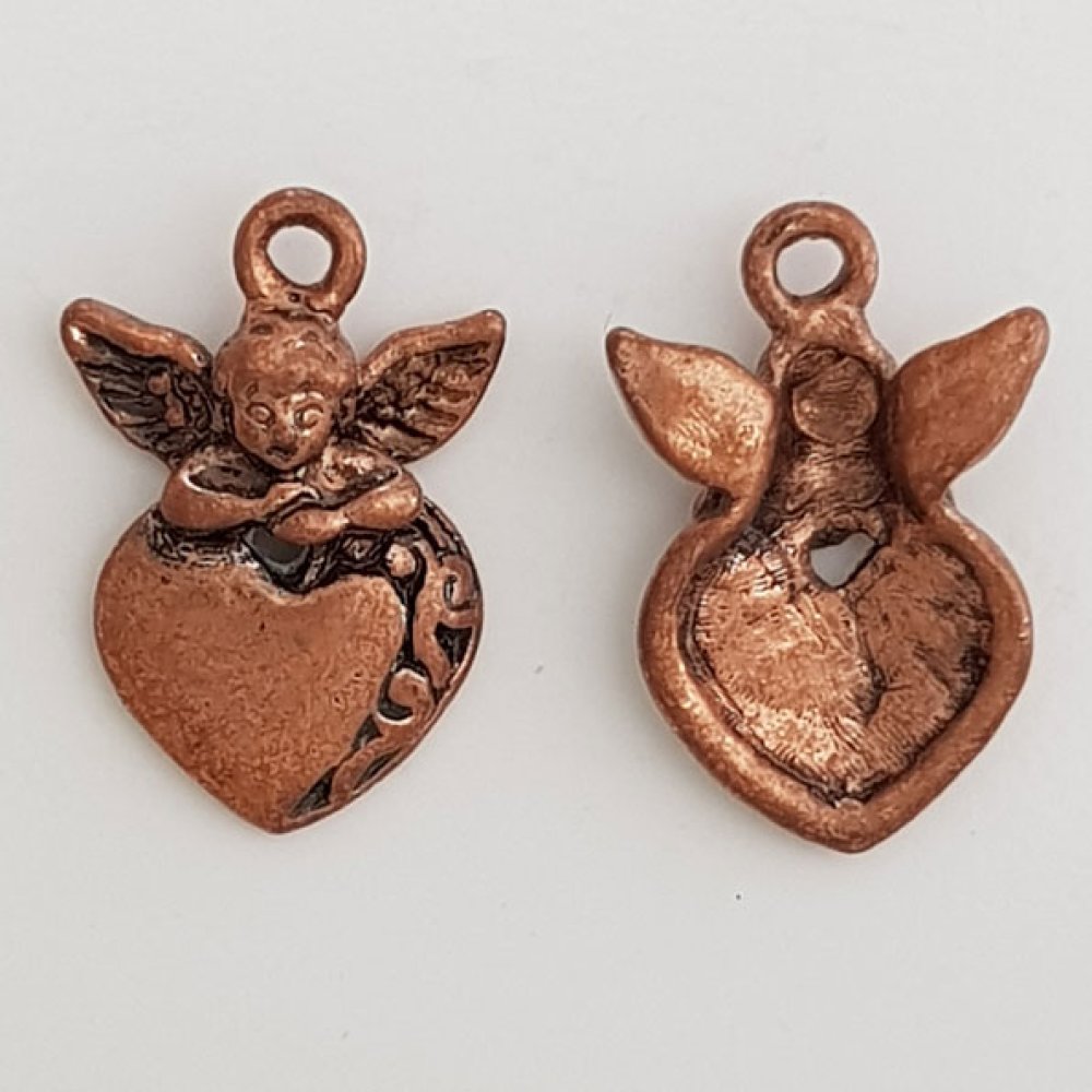 Ängel charm N°05 koppar
