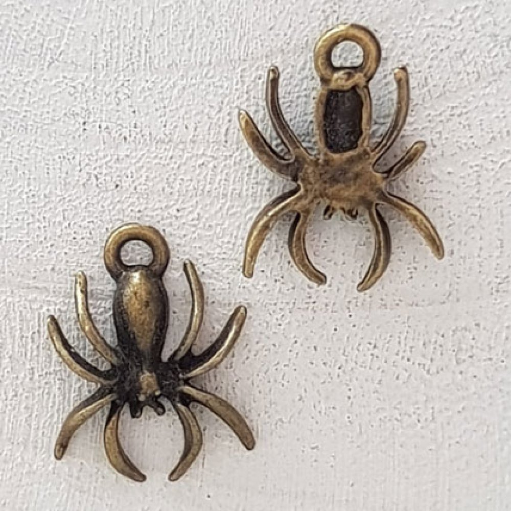 Spider charm N°01 Brons