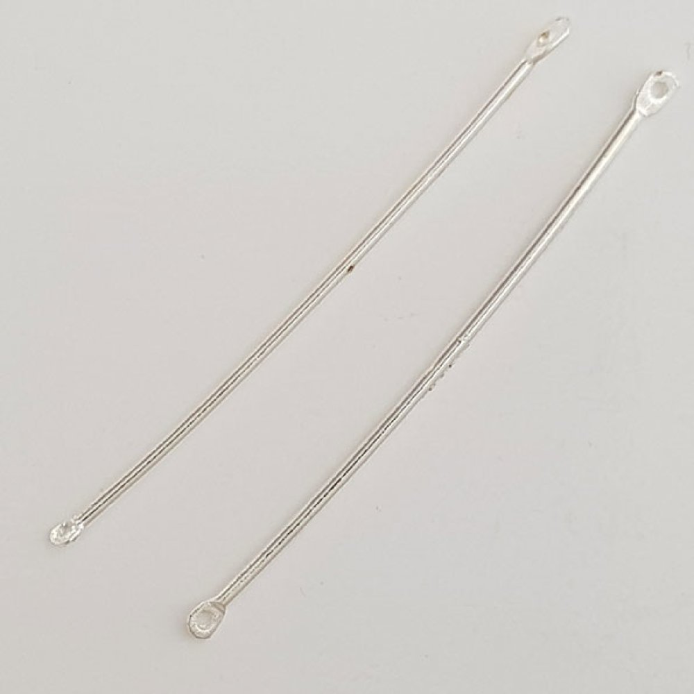 Charm Bar 2 ringar N°01 Silver 