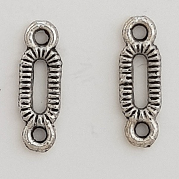 Charm Bar 2 ringar N&deg;03 Silver 