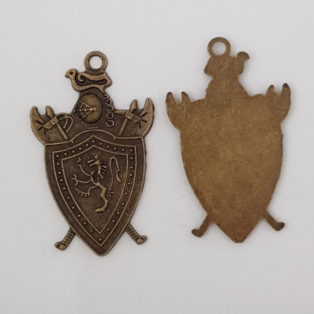 Blazon sköld Charm vapensköld N°01 Brons 
