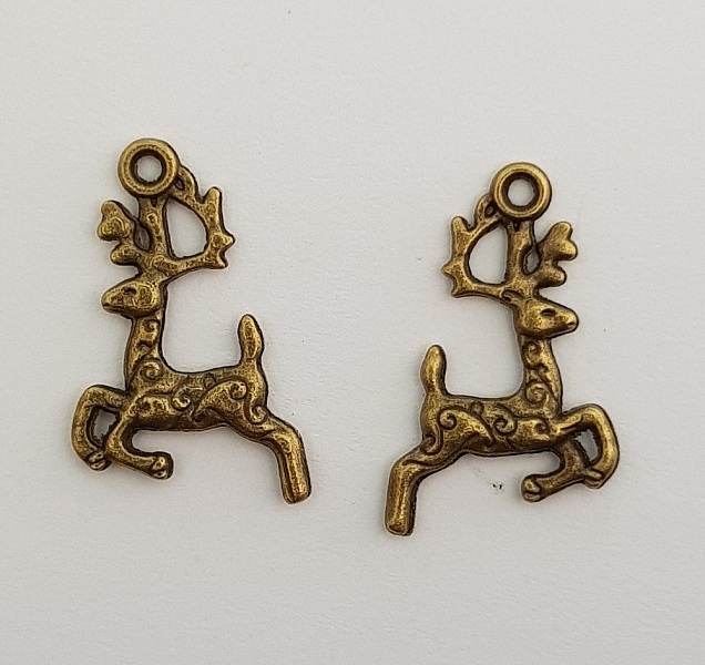 Hjort charm N&deg;02 x 2 stycken