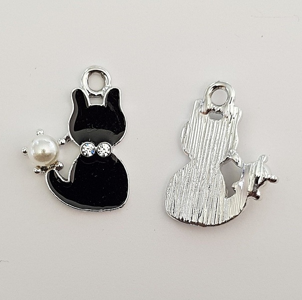 Katt charm N&deg;13 X 10 stycken