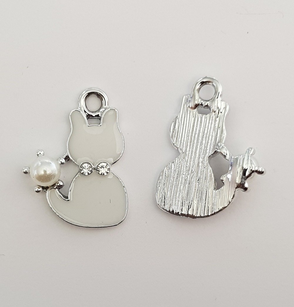 Katt charm N°14 X 5 stycken