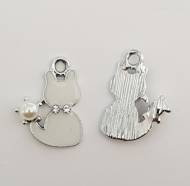 Katt charm N&deg;14 X 10 stycken