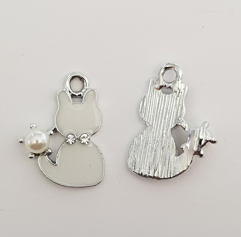 Katt charm N°14 X 10 stycken
