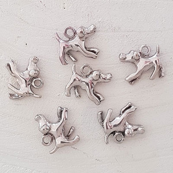 Hund Charm N&deg;12 x 10 stycken