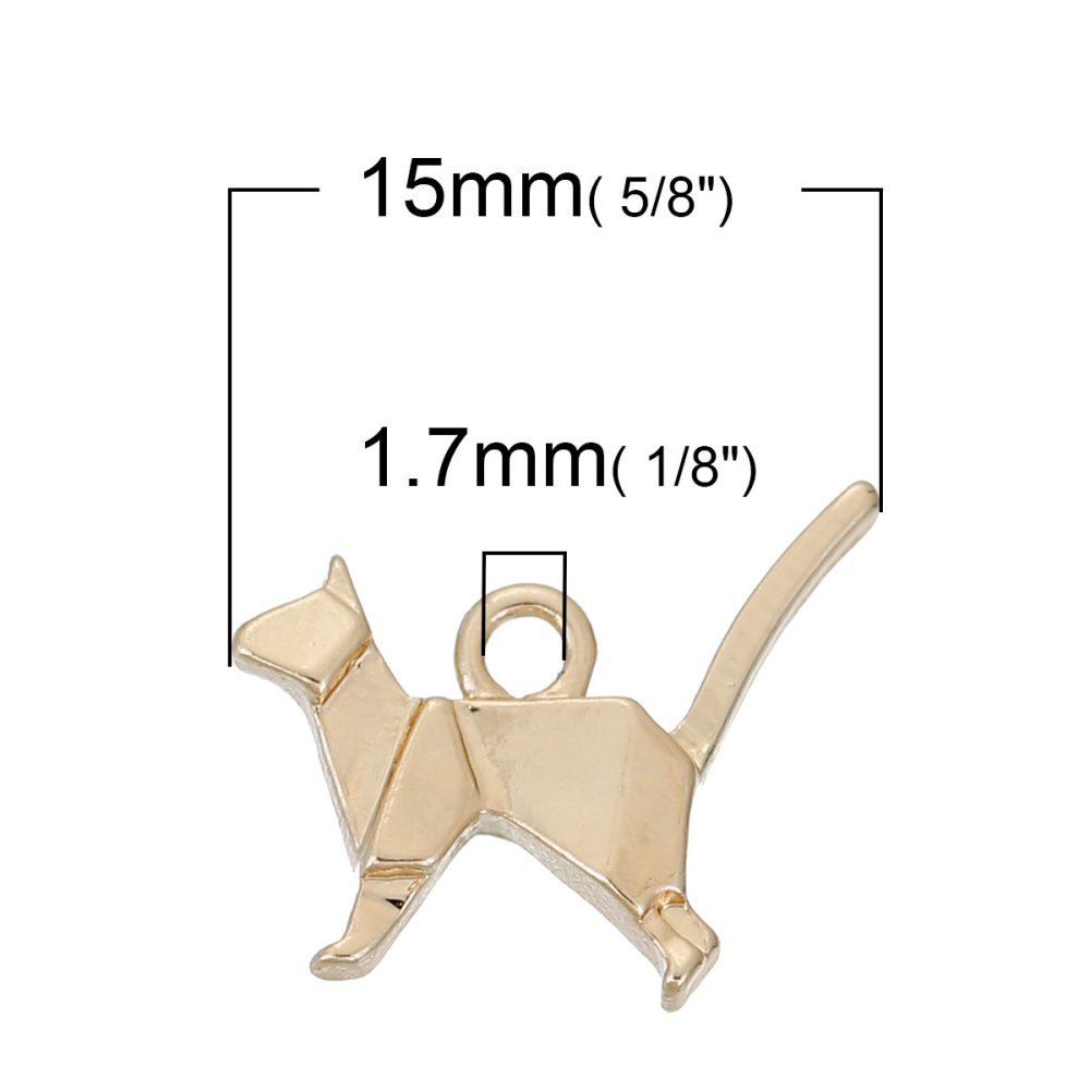 Origami hund charm N°14
