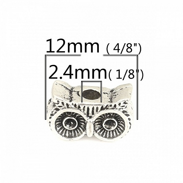 Breloque Chouette N&deg;13 Perle