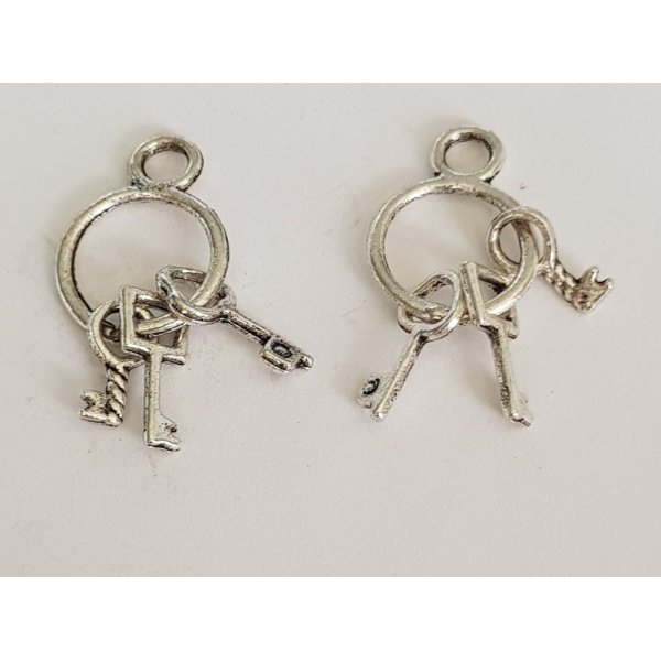 Nyckel charm N°01 Silver