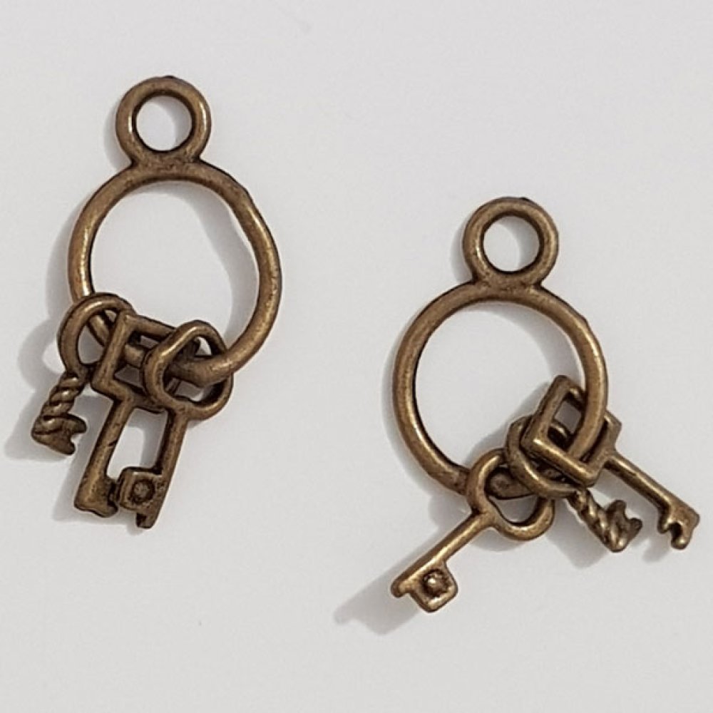 Nyckel charm N°01 brons