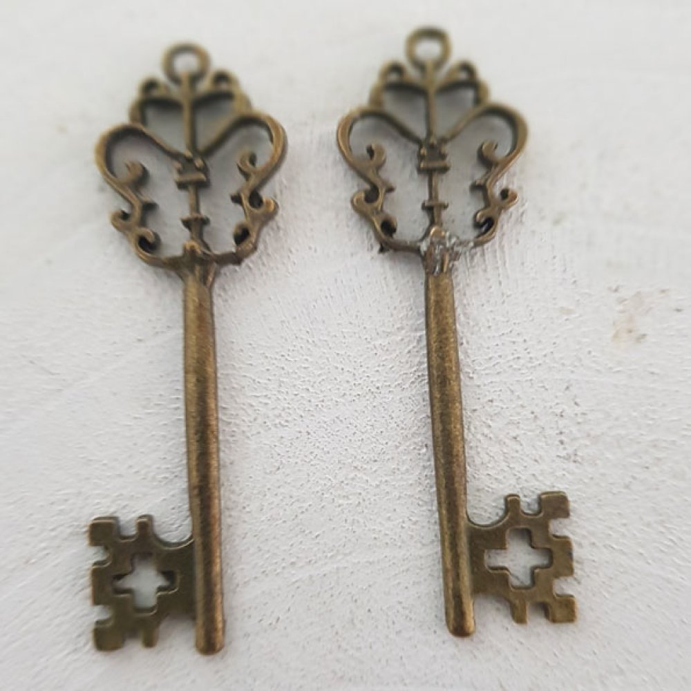 Nyckel charm N°06 brons