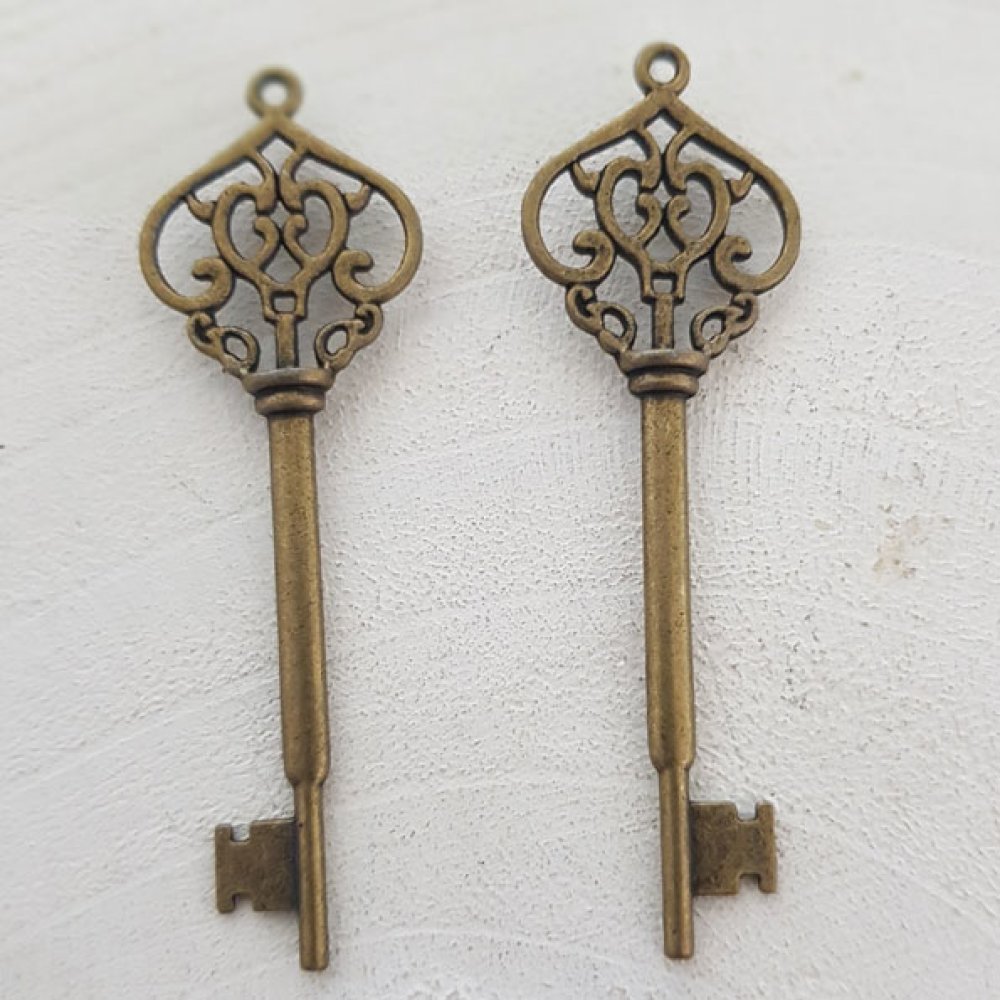 Nyckel charm N°07 brons