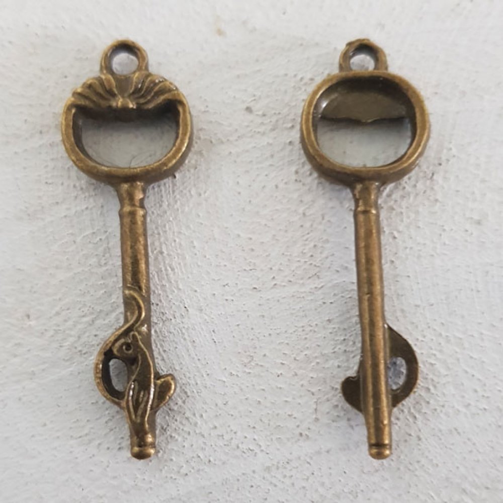 Nyckel charm N°10 brons