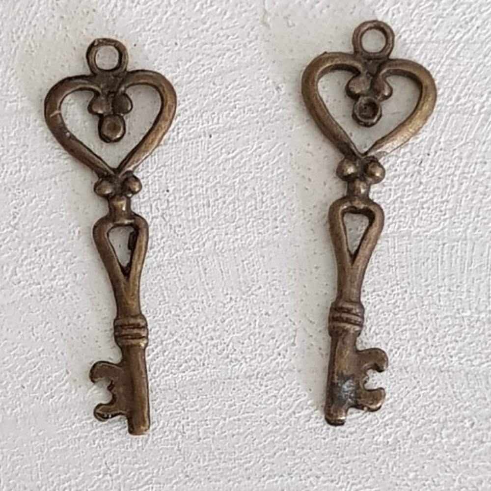 Nyckel charm N°21 brons