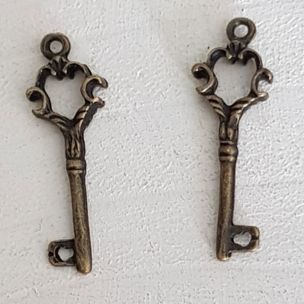 Nyckel charm N°23 brons