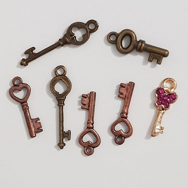 Key Charm N&deg;37 parti av 7 stycken