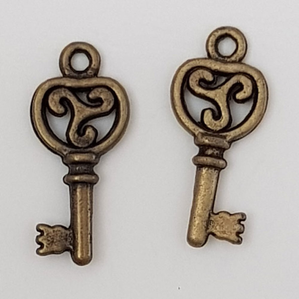 Nyckel charm N°38 brons