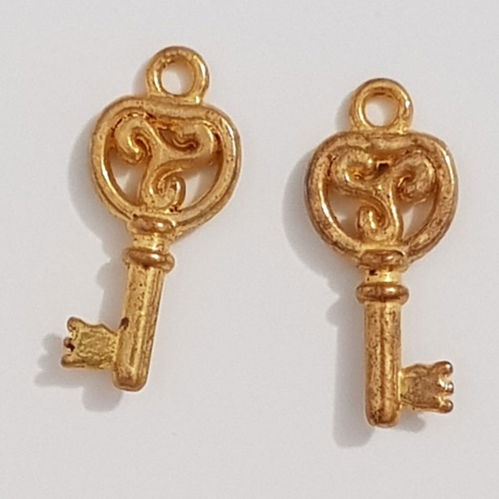 Nyckel charm N°38 guld