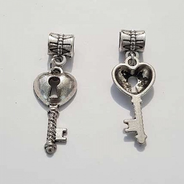 Breloque Clef N&deg;46 Argent