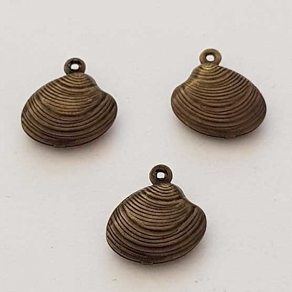 Breloque Coquillage Mer N&deg;04 Bronze