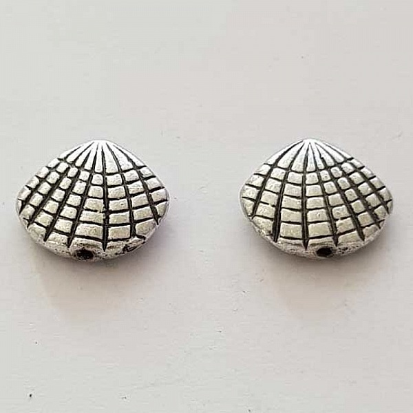 Breloque Coquillage Mer N&deg;05 Argent