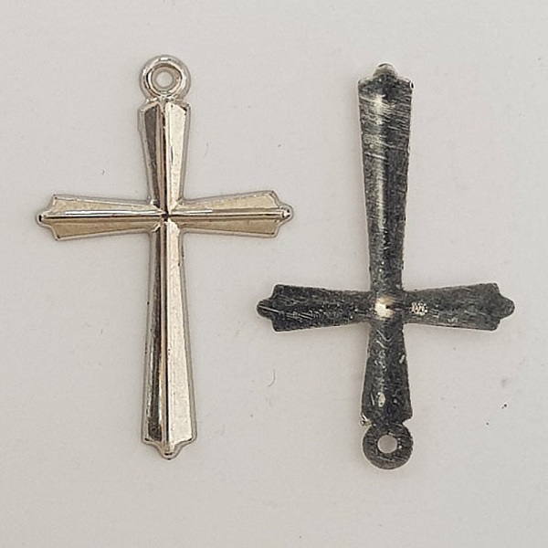 Charm Cross N&deg;01 Silver