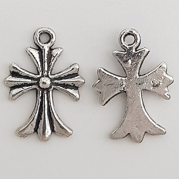 Charm Cross N&deg;02 Silver