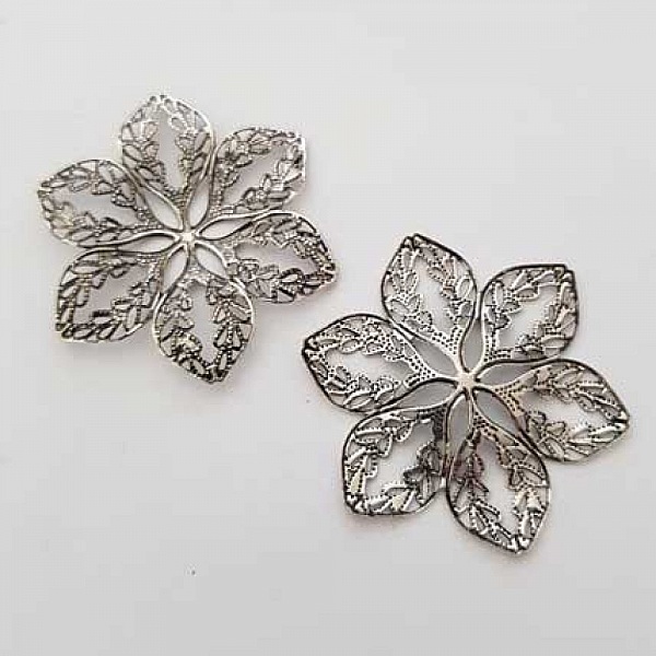 Charm Diverse N&deg;026 Silver Flower