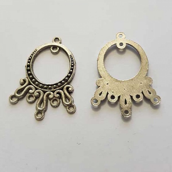 Breloque Divers N&deg;050-02 Connecteur Argent