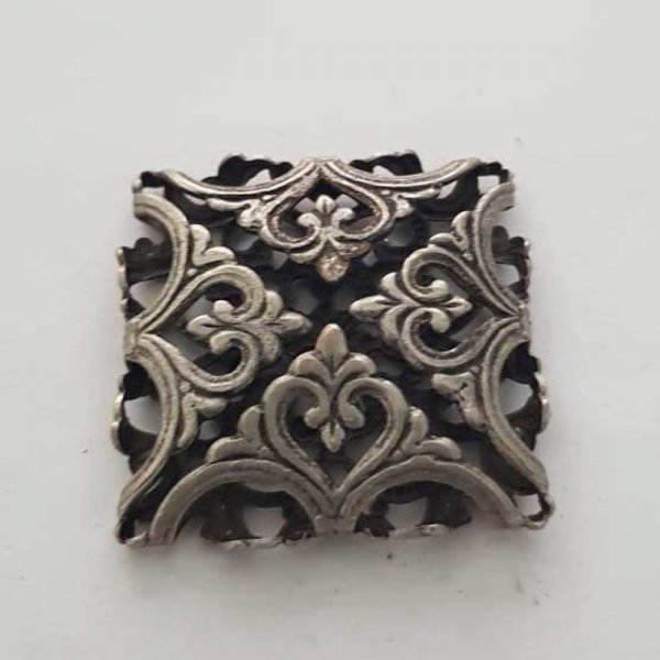 Breloque Divers N&deg;088-02 Pendentif Carr&eacute;