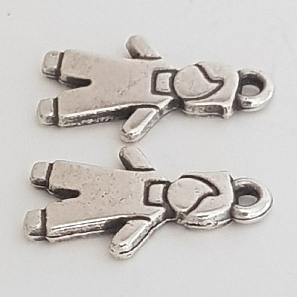 Barnberlock N&deg;29-01 Zamak (f&ouml;rsilvrad)