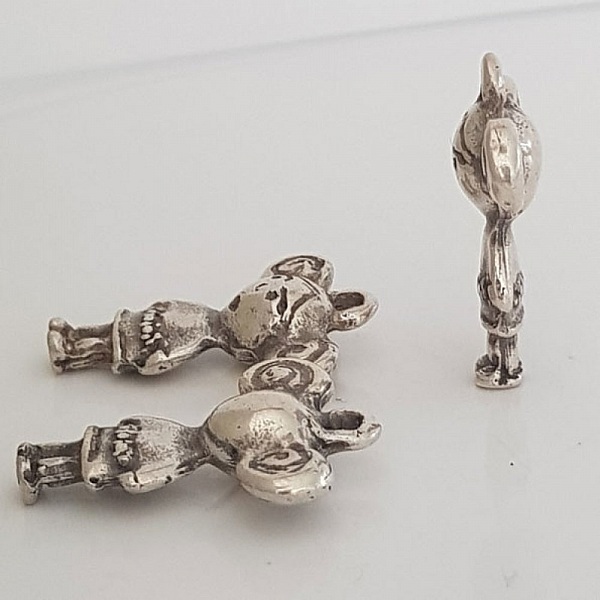 Barnberlock N&deg;30 Zamak (f&ouml;rsilvrad)