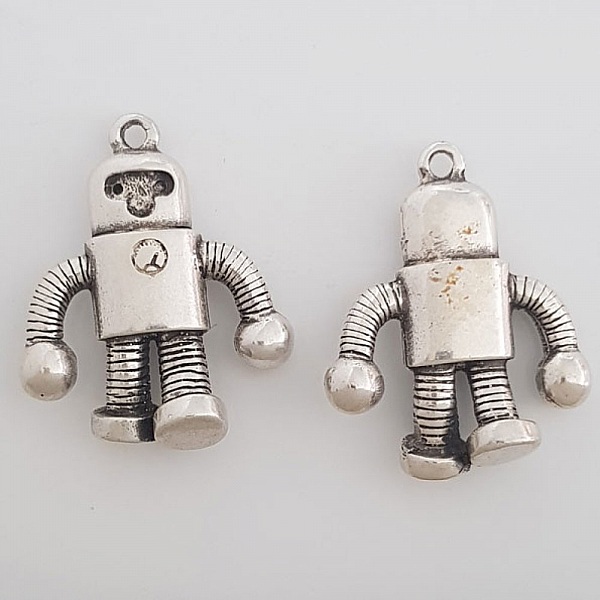 Barnberlock N&deg;43 Zamak (f&ouml;rsilvrad)