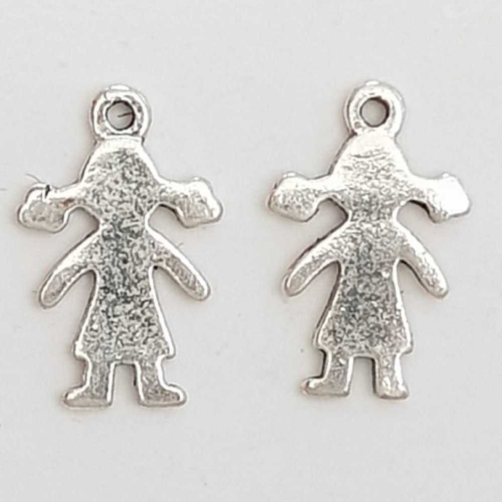 Barn charm N°48 Girl Silver